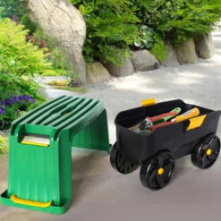 Gartenhocker 'Roll’n‘Kneel', Tragkraft 100 Kg -Stilvoller Gartenbedarfsladen 0920600538 Roll N Kneel 4in1 Gartenhocker TK 100kg 5 118900