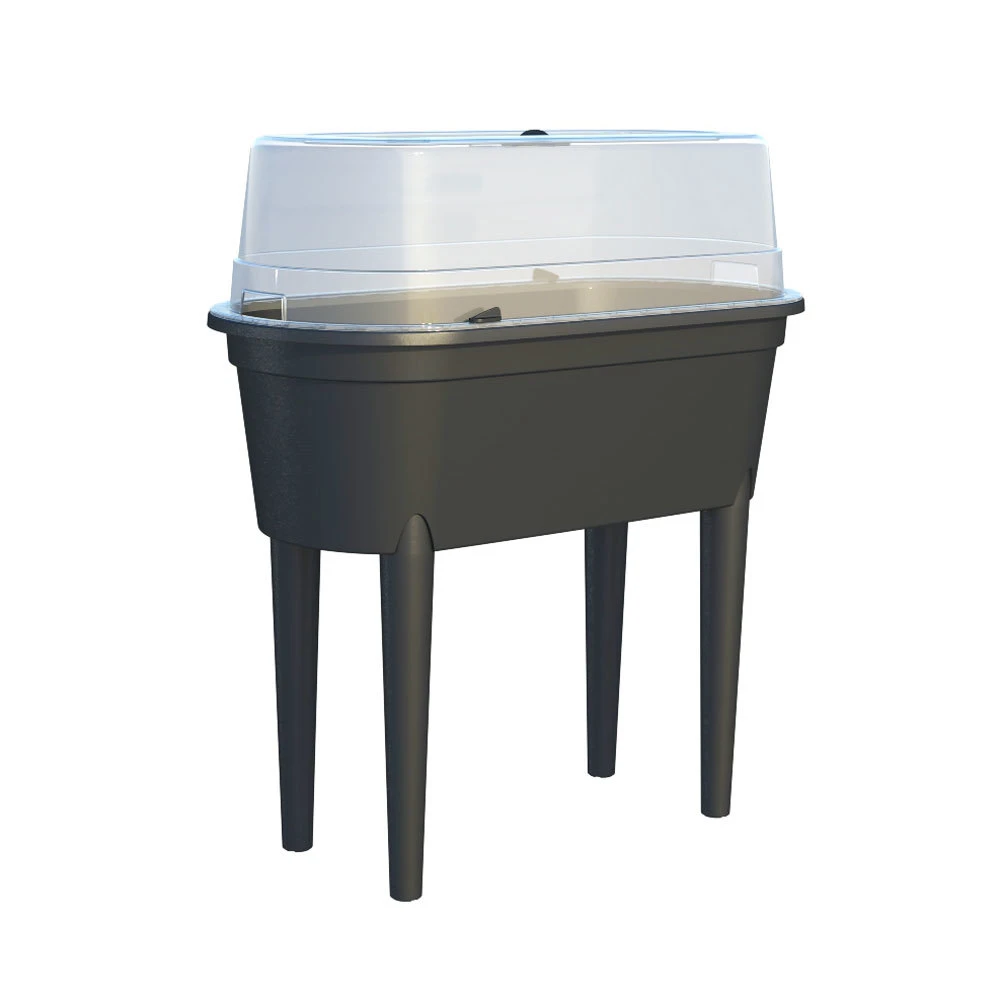 Hochbeet Mit Deckel, Anthrazit, L80 X B40 X H83 Cm 4 Hochbeet Mit Deckel, Anthrazit, L80 X B40 X H83 Cm – Bild 2