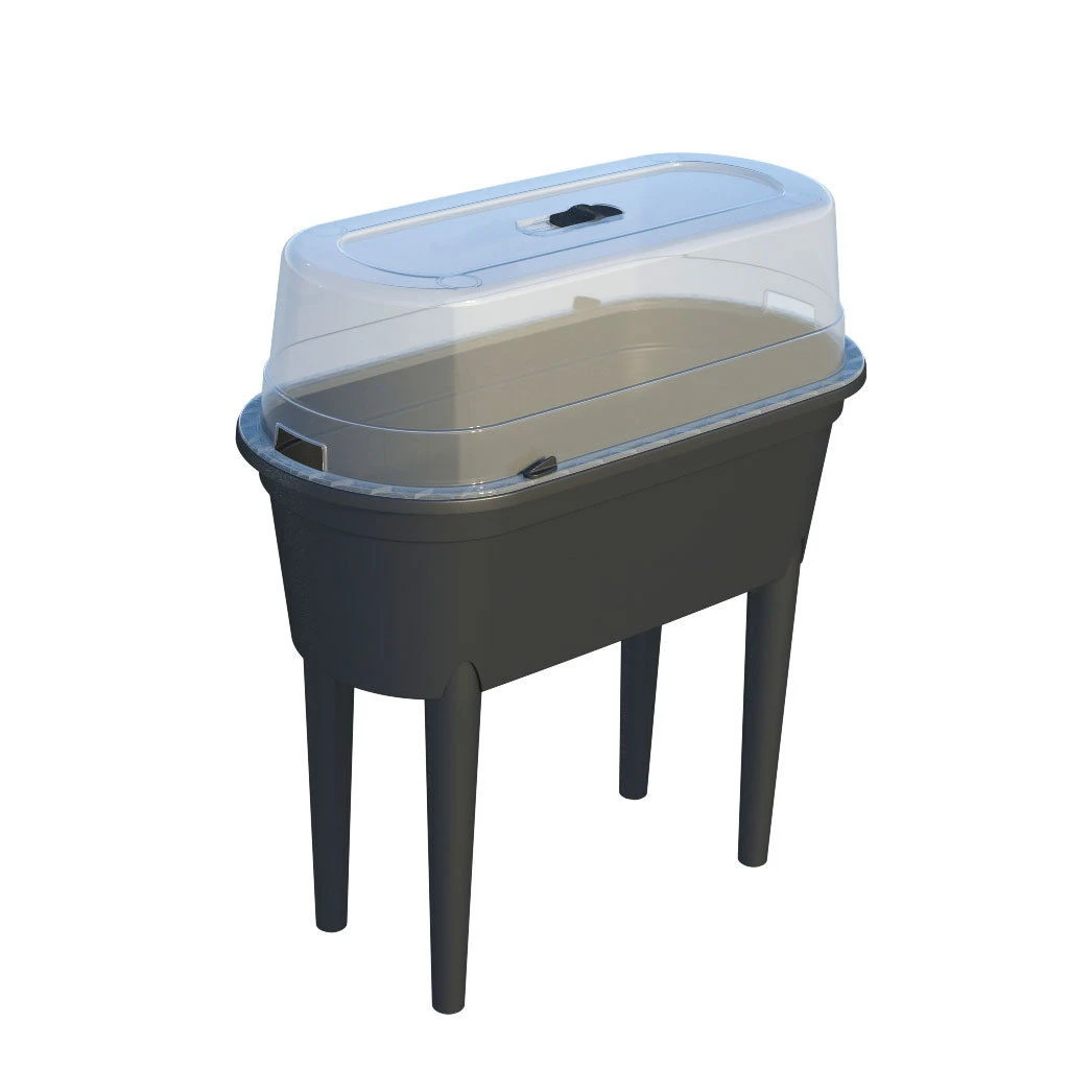 Hochbeet Mit Deckel, Anthrazit, L80 X B40 X H83 Cm 5 Hochbeet Mit Deckel, Anthrazit, L80 X B40 X H83 Cm – Bild 3