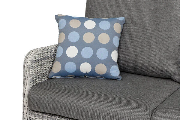 SIENA GARDEN Soria 2-Sitzer Loungesofa, Ice Grey, Alu / Gardino®-Geflecht, 149x87x88 Cm 14 SIENA GARDEN Soria 2-Sitzer Loungesofa, Ice Grey, Alu / Gardino®-Geflecht, 149x87x88 Cm – Bild 12