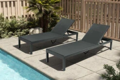 OUTFLEXX Rollliege, Anthrazit Matt, Aluminium, 193x60x32,5cm, Rückenlehne Verstellbar -Stilvoller Gartenbedarfsladen 21771 02.jpg