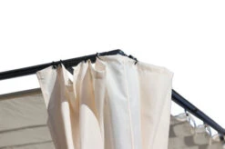 OUTFLEXX Pergola, Anthrazit/creme, Stahl, Pulverbeschichtet, 300x300x220 Cm -Stilvoller Gartenbedarfsladen 21813 3.jpg