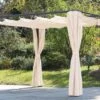OUTFLEXX Pergola, Anthrazit/creme, Stahl, Pulverbeschichtet, 300x300x220 Cm -Stilvoller Gartenbedarfsladen 21813 Ambiente.jpg