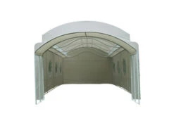 LECO Partyzelt Michelle , Natur/beige, Stahl/Polyester, 400x900x305 Cm -Stilvoller Gartenbedarfsladen 21881 3.jpg