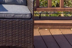 OUTFLEXX 2er Set Dining Sessel, Braun, Polyrattan, Je 55 X 65 X 112 Cm, Rücken Stufenlos Verstellbar -Stilvoller Gartenbedarfsladen 22285 6.jpg