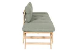 OUTFLEXX Lounge/Liege, FSC Akazie, Teakoptik, 192x70x60cm, Inkl. Polster, Grün -Stilvoller Gartenbedarfsladen 22356 12.jpg