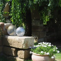 Kölle Solarlaterne Giant Damast, Gold Matt, Höhe 39 Cm, Ø 37 Cm -Stilvoller Gartenbedarfsladen 2950100471 2950100470 Damast 1 113716