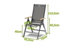 HARTMAN Aruba Multipositionssessel, Xerix/anthrazit, Alu/Textilene, Teakholz-Armlehnen -Stilvoller Gartenbedarfsladen 2 13458.jpg