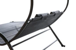 OUTFLEXX Doppelliege, Anthrazit, Polyester/Stahl Pulverbeschichtet, 205x138x34cm, Inkl. Nackenkissen, Rollbar -Stilvoller Gartenbedarfsladen 2 16102.jpg