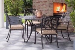 HARTMAN Amalfi Tisch, Bronze, Alu-Guss, Ø120cm -Stilvoller Gartenbedarfsladen 2 18952.jpg