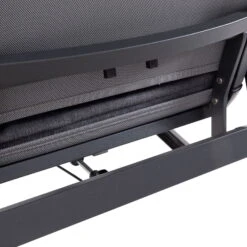 Loungesessel 'Paris', Grau/schwarz -Stilvoller Gartenbedarfsladen 3910302694 Loungesessel Paris inkl Auflage 24 118562