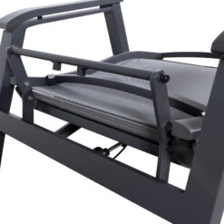 Loungesessel 'Paris', Grau/schwarz -Stilvoller Gartenbedarfsladen 3910302694 Loungesessel Paris inkl Auflage 2 118560