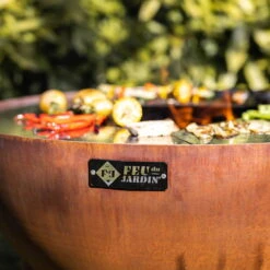 Edelstahl-Feuerstelle 'TRIA', Rost, 100 X 55 X 100 Cm -Stilvoller Gartenbedarfsladen 3920100752 Feuerstelle TRIA rost 3 110904