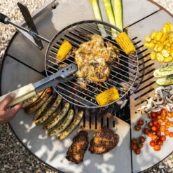 Edelstahl-Feuerstelle 'TRIA', Rost, 100 X 55 X 100 Cm -Stilvoller Gartenbedarfsladen 3920100752 Feuerstelle TRIA rost ca100x55x100cm 3 125230