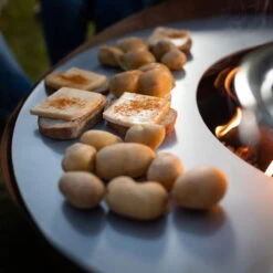 Feuerstelle 'Wave', Rost, Edelstahl, Ca. 100 X 55 X 100 Cm -Stilvoller Gartenbedarfsladen 3920100768 Feuerstelle WAVE rost ca100x55x100cm 1 125244