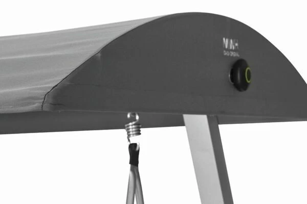 MWH Elements Hollywoodschaukel, Silber/anthrazit, Alu/Textil, 3-Sitzer, 209 X 113 X 171 Cm 5 MWH Elements Hollywoodschaukel, Silber/anthrazit, Alu/Textil, 3-Sitzer, 209 X 113 X 171 Cm – Bild 3