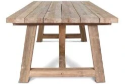 OUTFLEXX Esstisch XXL, Natur, Recyceltes FSC®-Teakholz, 220x110cm, Rustikal Gebürstet, Tischplattenstärke 4cm -Stilvoller Gartenbedarfsladen 3 15864.jpg