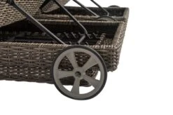 OUTFLEXX Rollliege, Grau, Polyrattan, 200x70x27,5cm, Rückenlehne 5-fach Verstellbar -Stilvoller Gartenbedarfsladen 3 18367.jpg