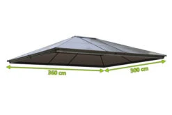 OUTFLEXX Ersatzdach Für Pavillon, Transparent, Polycarbonatplatten, 3x3,6m -Stilvoller Gartenbedarfsladen 3 18403.jpg