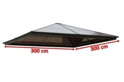 OUTFLEXX Ersatzdach Für Pavillon, Transparent, Polycarbonatplatten, 3x3m -Stilvoller Gartenbedarfsladen 3 18404.jpg