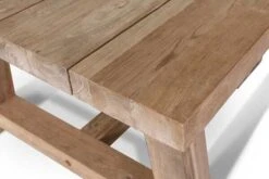 OUTFLEXX Esstisch XXL, Natur, Recyceltes FSC®-Teakholz, 220x110cm, Rustikal Gebürstet, Tischplattenstärke 4cm -Stilvoller Gartenbedarfsladen 4 15864.jpg