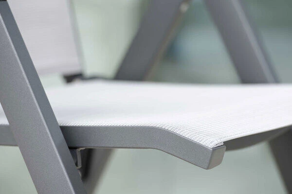 STERN New Top Klappsessel, Anthrazit/silber, Aluminium/Textil, 75x60x113 Cm, Rückenlehne Verstellbar, Klappbar 6 STERN New Top Klappsessel, Anthrazit/silber, Aluminium/Textil, 75x60x113 Cm, Rückenlehne Verstellbar, Klappbar – Bild 4
