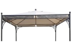 OUTFLEXX Ersatzdach Für Siena Garden Pavillon Korfu, Natur, Polyester PU-beschichtet, 350x350cm 11 OUTFLEXX Ersatzdach Für Siena Garden Pavillon Korfu, Natur, Polyester PU-beschichtet, 350x350cm -Stilvoller Gartenbedarfsladen 4 18343.jpg