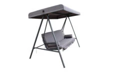 OUTFLEXX 3-Sitzer Hollywoodschaukel, Grau/anthrazit, Stahl/Polyester, 233x135 Cm, Mit Liegefunktion -Stilvoller Gartenbedarfsladen 4 20117.jpg