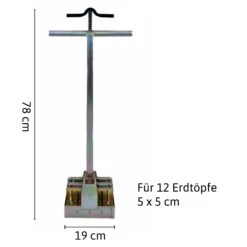 Erdballenpresse Multi 12 Soil Blocker | Erdtopfpressen Von Ladbrooke Soil Blockers -Stilvoller Gartenbedarfsladen 551995 Erdballenpresse Multi 12 Soil Blocker LADMUL12 lsb 2