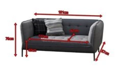 OUTFLEXX Cozy 2-Sitzer Sofa, Flanelle, Alu/Sunbrella, 181 X 87 X 76 Cm -Stilvoller Gartenbedarfsladen 5 18532.jpg