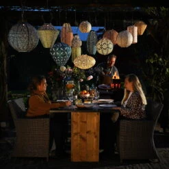 Solarlaterne 'Oval 40', Taupe, Ø 40 X 27 Cm -Stilvoller Gartenbedarfsladen 72462 lumiz cover2 123927 1