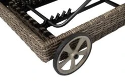 OUTFLEXX Rollliege, Grau, Polyrattan, 200x70x27,5cm, Rückenlehne 5-fach Verstellbar -Stilvoller Gartenbedarfsladen 8 18367.jpg