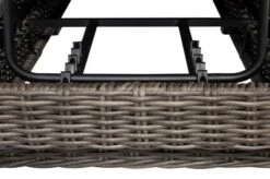 OUTFLEXX Rollliege, Grau, Polyrattan, 200x70x27,5cm, Rückenlehne 5-fach Verstellbar -Stilvoller Gartenbedarfsladen 9 18367.jpg